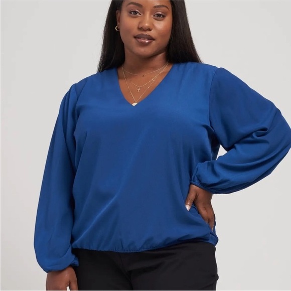 Universal Standard Tops - Universal Standard Occasion Stretch Crepe Blouse